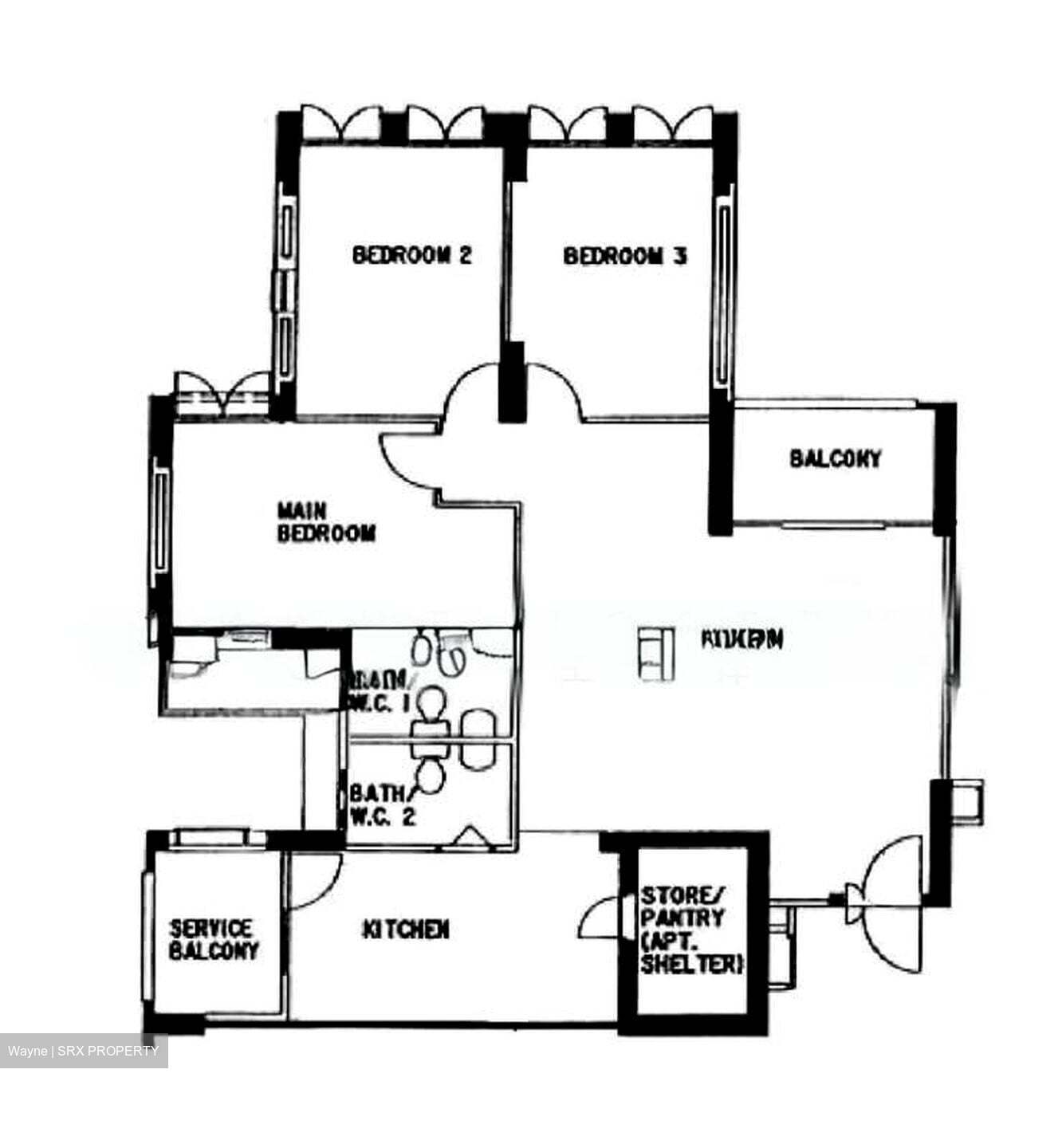 Blk 956 Hougang Street 91 (Hougang), HDB 5 Rooms #570414821
